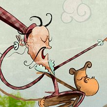 TOMATA I PIMENTÓ, Álbum ilustrado. Design, Character Design, Editorial Design, Writing, and Traditional illustration project by gong - 06.15.2014