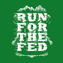 Run for The Fed. Traditional illustration, T, and pograph project by Pablo Alvin - 06.15.2014