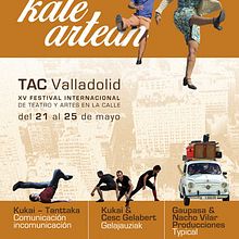 Publicidad Festival TAC Valladolid. Un proyecto de Diseño gráfico y Publicidad de Gerardo Gujuli Apellaniz - 15.06.2014