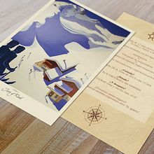 Invitación de boda. Un projet de Design  et Illustration traditionnelle de Eduardo Leiva Muñoz - 17.06.2014