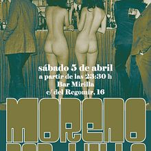 Moreno per tutto_1. Graphic Design project by Raquel Altimira - 06.17.2014