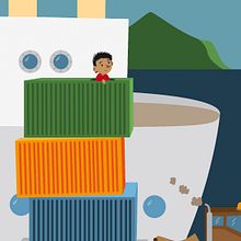 En el mar hi ha cocodrils (Fabio Geda). Ilustração tradicional projeto de Joan Carles Claveria - 14.11.2011