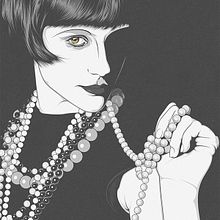 Champagne 1920. Traditional illustration project by Alex G. - 06.19.2014