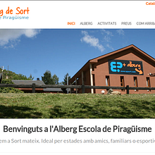 Alberg Escola de Piragüisme. Un proyecto de Diseño Web de Olga Cuevas i Melis - 19.06.2014