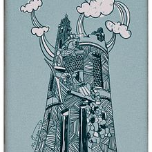 ILUSTRACIONES MONTEVIDEO.. Architecture, Fine Arts, Character Design, Graphic Design, and Traditional illustration project by Beatriz Segovia Martín - 06.20.2014