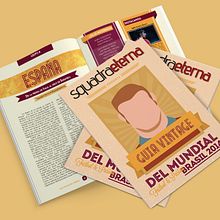 Guia Vintage del Mundial. Editorial Design, and Graphic Design project by Carlos Sánchez Gallego - 06.09.2014