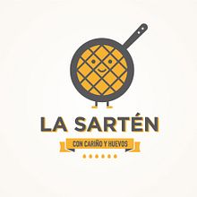 La Sartén "Con cariño y huevos". Un proyecto de Br, ing e Identidad, Diseño e Ilustración tradicional de Rebombo estudio - 01.07.2014