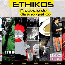 Línea gráfica ETHIKOS. Graphic Design project by Nowe Creative Formación y Diseño - 06.24.2014