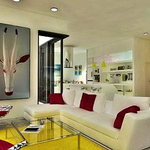 Diseño de una Casa Unifamiliar . 3D, Arsitektur, Dan Desain Interior proyek oleh Carlo Cruder - 06.24.2014