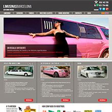 Limusinas Barcelona. Un progetto di Web development e Web design di Alba Junyent Prat - 26.06.2014