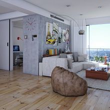 Render - Interior Loft. Projekt z dziedziny 3D,  Architektura, Architektura wnętrz, Design, Projektowanie wnętrz, Trad, c i jna ilustracja użytkownika Edgar Barbero Mera - 26.06.2014