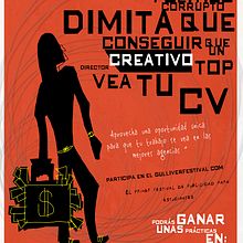 Cartel Gulliver Festival. Design projeto de Leticia Noval - 27.06.2014