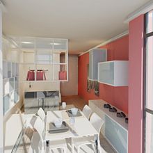 Interiorismo en Madrid. Projekt z dziedziny 3D, Projektowanie i wyrób mebli i Projektowanie wnętrz użytkownika Mireia Ballesta Blanes - 09.02.2014
