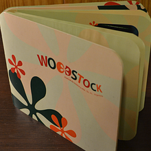 Librillo de festival ficticio Woodstock 2013. Br, ing, Identit, and Editorial Design project by Andrés José Garavaglia - 06.28.2014