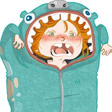 Niña monstruo . Desain Karakter & Ilustrasi tradisional proyek oleh Ana Oncina - 06.29.2014