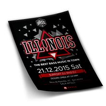 Logo Illinois Dj. Br, ing e Identidade, Design de logotipo, Design editorial, e Design gráfico projeto de Laura Sala - 29.06.2014