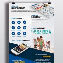 Póster que explica un servicio a potencias clientes. Un proyecto de Diseño, Diseño gráfico y Publicidad de Raphaella Contreiro - 29.06.2014