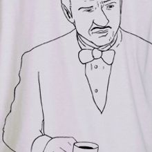 Camiseta Sr.Lobo Ein Projekt aus dem Bereich Traditionelle Illustration von Javier Fernández Puerta - 11.09.2012