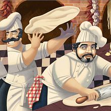 da nicola mural 2 Ein Projekt aus dem Bereich Traditionelle Illustration von David de Ramón - 01.07.2014
