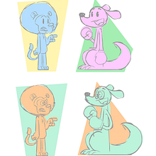 Diseño de personajes descartados.. Un progetto di Animazione, Character design e Pubblicità di RubenAnimator - 02.07.2014