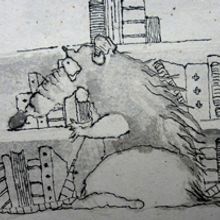 Illustration Book Rat Pat. Traditional illustration project by otto esperón - 07.03.2014