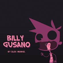 Bill y Gusano.. Ilustração tradicional projeto de Àlex Monge - 03.07.2014
