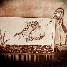 · más valiente que yo ·. Traditional illustration project by Marina Casaos - 07.04.2014