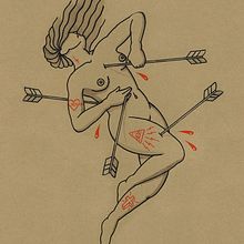 Mártires. Projekt z dziedziny Trad, c i jna ilustracja użytkownika Grace García - 06.07.2014