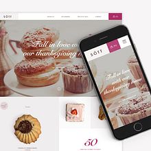 Sött bakery concept. Br, ing, Identit, Web Design, and UX / UI project by Elena de Pomar Moreno - 07.06.2014