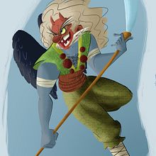 Tengu. Een project van Ontwerp van personages, Redactioneel ontwerp y Traditionele illustratie van David Pavón Benítez - 07.07.2014