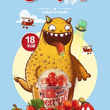 Cherrytos and Go. Un progetto di Br, ing, Br, identit, Illustrazione tradizionale e Packaging di Óscar Lloréns - 07.07.2014