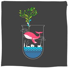 Nature Whale. Un proyecto de Ilustración tradicional de Rod Perich - 08.07.2014