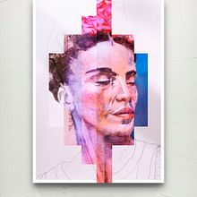 Frida. Fine Arts, Design, Graphic Design, and Painting project by Maria Navarro - 07.09.2014