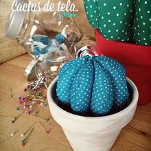Cactus de tela - / Hechos a mano con amor /. Projekt z dziedziny Projektowanie produktowe użytkownika María López Martín-Sanz - 09.07.2014