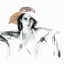 Get into the water 'till the waves turn blue Ein Projekt aus dem Bereich Bildende Künste und Traditionelle Illustration von Mentiradeloro Esther Cuesta - 09.07.2014