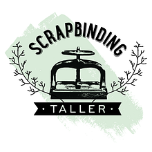 Scrapbinding Taller . Br, ing, Identit, Design, Art Direction, and Graphic Design project by Marta Quílez India - 07.10.2014