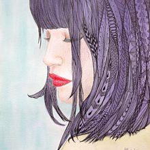 Tanzanite . % María Contreras tarafından hazırlanan Güzel sanatlar, Tasarım, Geleneksel illüstras, on, Sanat ve El Sanatları, Ve Tablo projesi - 07.11.2014