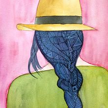 Purple velvet!  . % María Contreras tarafından hazırlanan Sanat ve El Sanatları, Güzel sanatlar, Tasarım, Geleneksel illüstras, on, Ve Tablo projesi - 07.12.2014