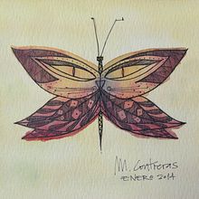 Rita's wings . % María Contreras tarafından hazırlanan Sanat ve El Sanatları, Güzel sanatlar, Tasarım, Geleneksel illüstras, on, Ve Tablo projesi - 07.12.2014