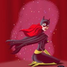 Batgirl. Een project van Film, video en televisie, Ontwerp van personages, Redactioneel ontwerp y Traditionele illustratie van David Pavón Benítez - 12.07.2014