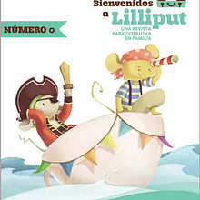 Portada revista "Bienvenidos a Lilliput" nº0. Un projet de Conception de personnages et Illustration traditionnelle de Carmen Nogales - 10.12.2013