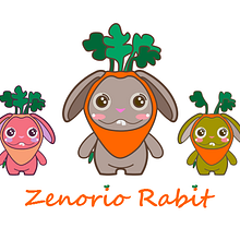 Art Toy: Zenorio Rabit. Character Design project by Estefanía Marimba - 07.13.2014