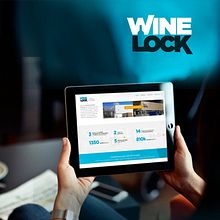 Wine Lock (Branding + Web + Stand). Br, ing, Identit, Art Direction, Information Design, Graphic Design, Web Design, and Multimedia project by Juliana Victoria - 04.30.2014