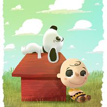 El show de Snoopy y Charlie Brown. Een project van Film, video en televisie, Ontwerp van personages, Redactioneel ontwerp y Traditionele illustratie van David Pavón Benítez - 14.07.2014