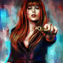 Pintura digital (proceso). Fine Arts, Traditional illustration, and Painting project by IFARA MELIAN ASENSIO - 07.14.2014
