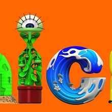 Logos para NICKELODEON  . Un projet de 3D, Conception de personnages, Scénographie, Illustration traditionnelle, T , et pographie de Raul Real - 15.07.2014