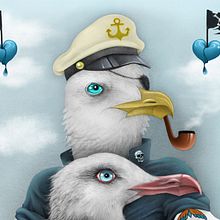 Love is blue and salty. Traditional illustration project by Jose Luis Oliver Campoy - 04.10.2014