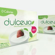 Packaging design for natural sweetener Dulcevia. Br, ing, Identit, Design, Graphic Design, and Packaging project by Verónica Salcedo - 06.30.2012