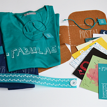 Postal-free proyect. Un progetto di Graphic design, Illustrazione tradizionale, Packaging, Serigrafia e Tipografia di Virginia Quílez - 17.07.2014