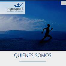 Página web para Ingesport. Un projet de Webdesign de Azucena Creis Sebastián - 17.07.2014